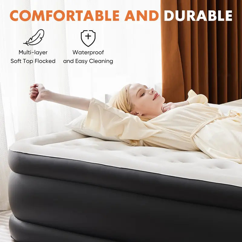 Air Mattress with Built-in Electric Pump