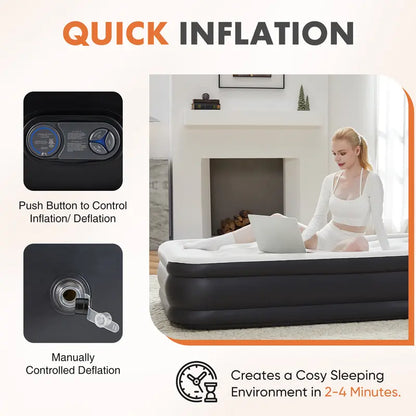 Air Mattress with Built-in Electric Pump