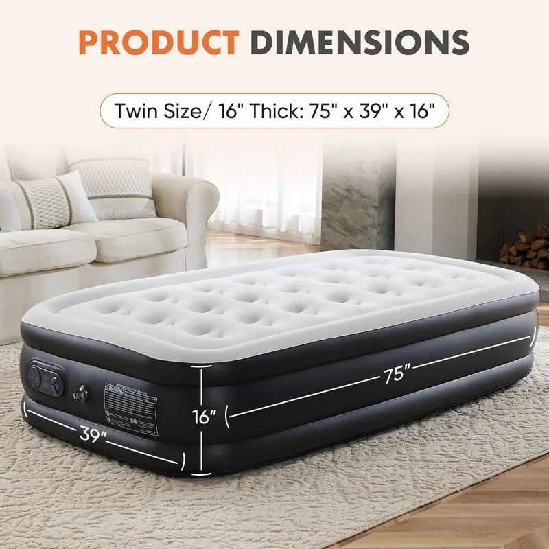 Air Mattress with Built-in Electric Pump