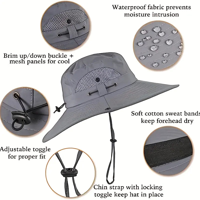 New Solar Sun Protection Hat with Solar Fan